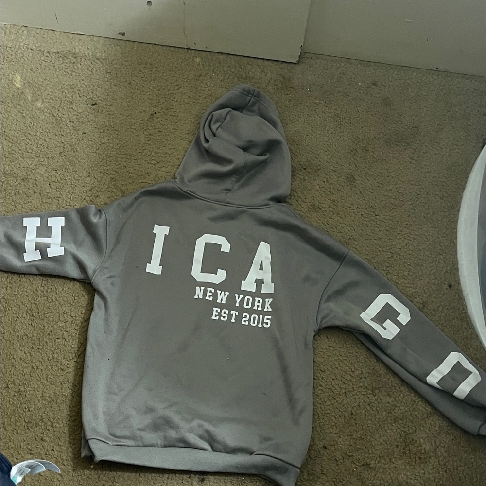 Essentials Gray Hoodie Jacket - image 2